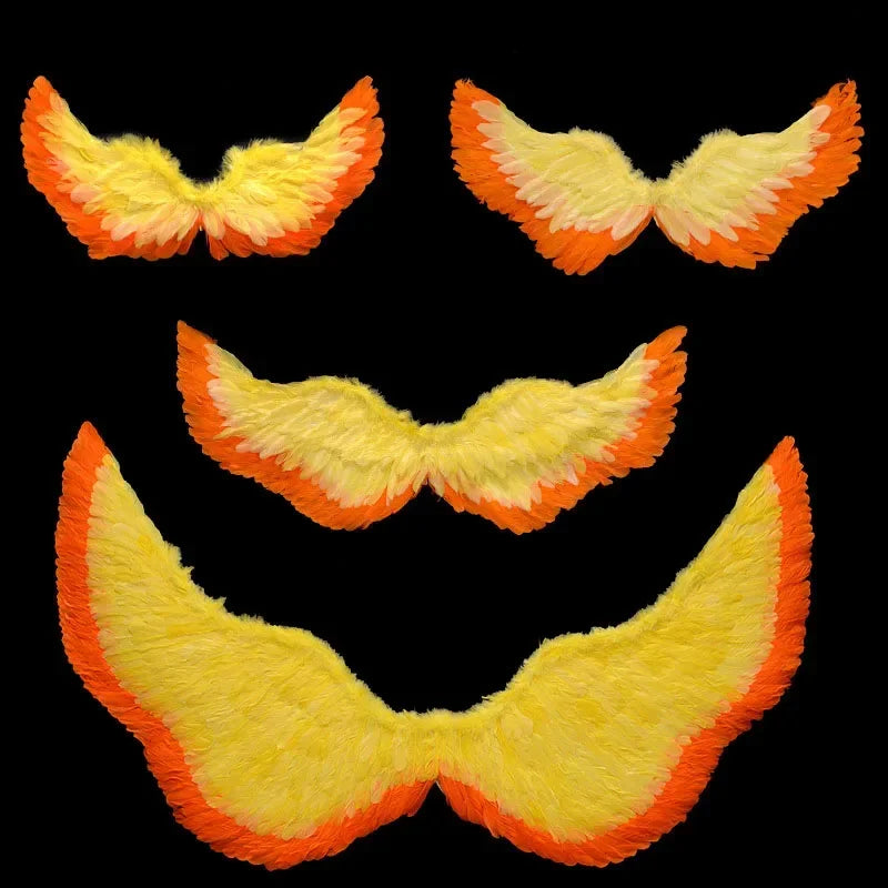 1pcs Child Adult Angel Feather Wing Show Fairy Costume Cosplay Props Party Wedding Birthday Gift Halloween Decoration Christmas