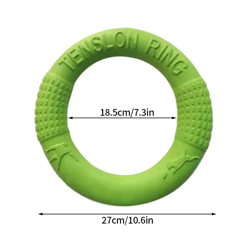 Dog Training Ring – Rubber Flying Disc Toy