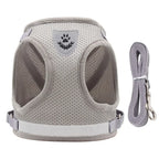 Cat Harness and Leash Set – Adjustable Reflective Mesh Vest