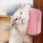 Cat Corner Groomer – Wall Mount Self Grooming Brush