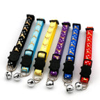 Adjustable Cat Collar with Bell – Breakaway Reflective Kitten Collar