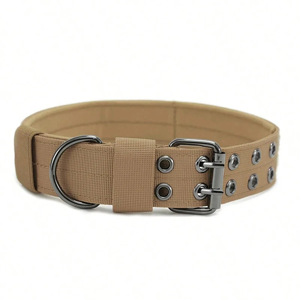 Adjustable Dog Collar – Nylon Working Collar with Metal D-Ring