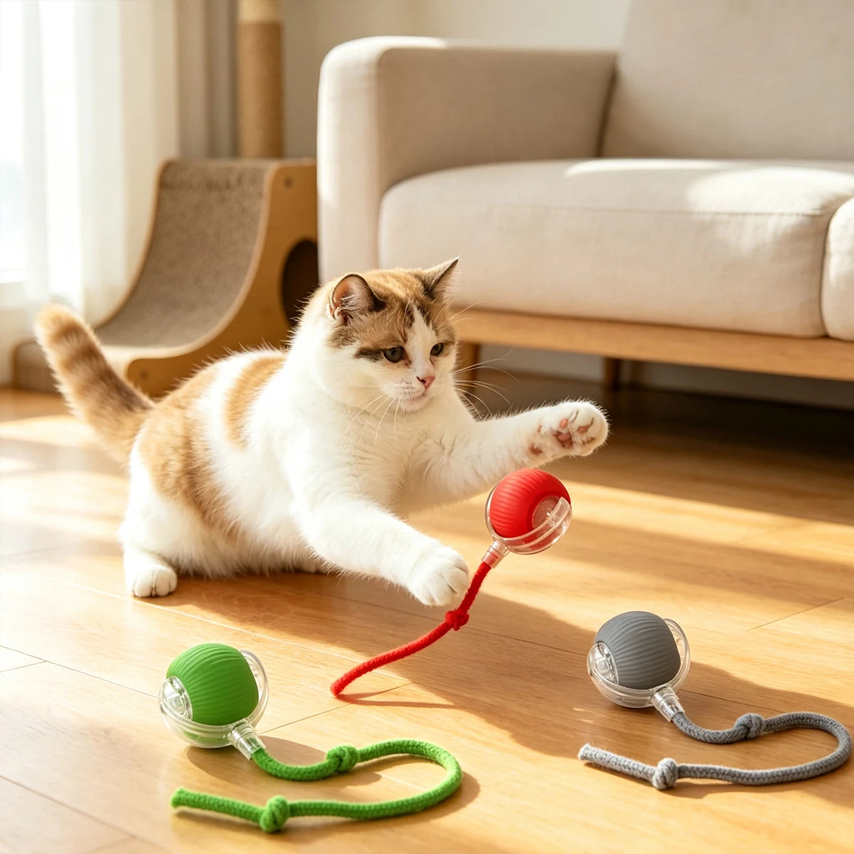 Rolling Ball Dog Toy – Rechargeable Play Ball for Dogs & Cats