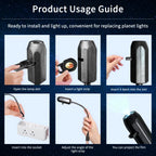 5V USB Direct Insertion Projection Light Planet/Halloween Theme Replacement Light Strip Indoor Ceiling Decorate Projection Light