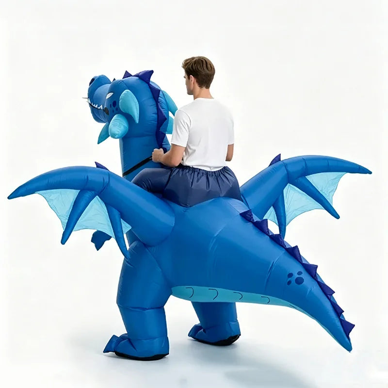 Halloween riding Dinosaur inflatable costume Annual Meeting Party Costume Carnival Amusement park Neighborhood Parade