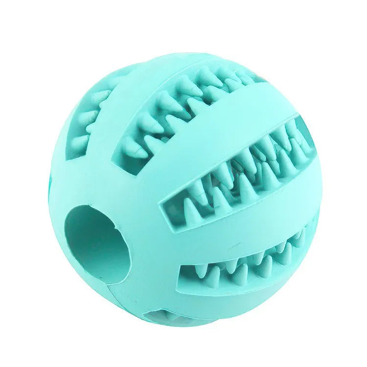 Dog Treat Ball – Rubber Chew & Teeth Cleaning Toy