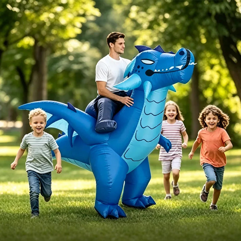 Halloween riding Dinosaur inflatable costume Annual Meeting Party Costume Carnival Amusement park Neighborhood Parade