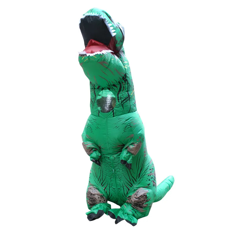Cosplay T-REX Dinosaur Inflatable Costume Party Costumes Fancy Mascot Anime Halloween Costume For Adult Kids Dino Cartoon