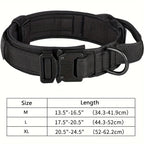 Tactical Dog Collar – Adjustable Nylon Training Collar with Handle