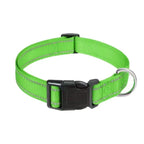Reflective Dog Collar, Adjustable Nylon Safety Collar for Small & Medium Dogs