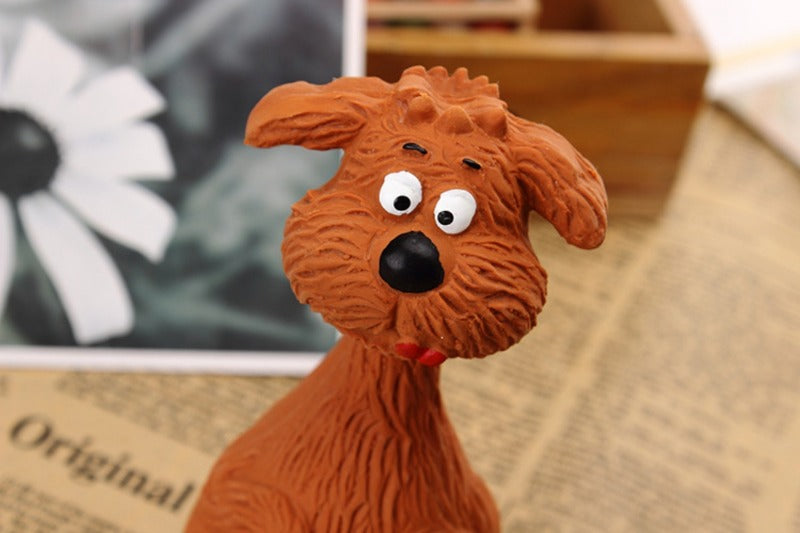 Dog Squeaky Chew Toy – Rubber Dental Toy for Dogs