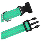 Reflective Dog Collar, Adjustable Nylon Safety Collar for Small Dogs
