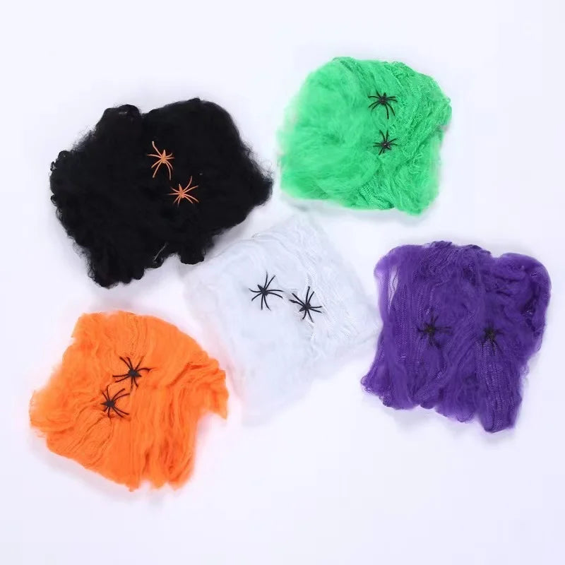 150/200cm Black Scary Giant Spider Huge Spider Web Halloween Decoration Props Haunted House Holiday Outdoor Giant Decoration