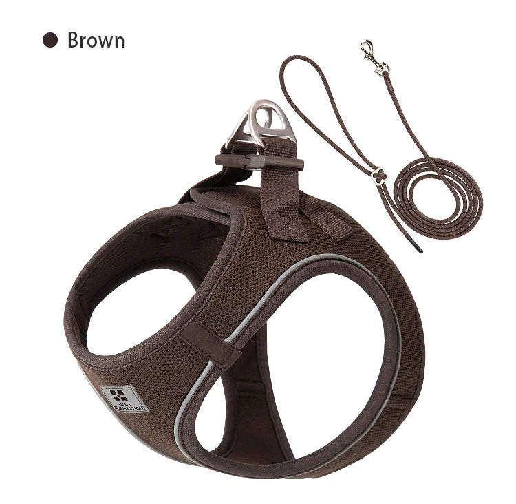 Cat Harness and Leash Set – Reflective Adjustable Vest