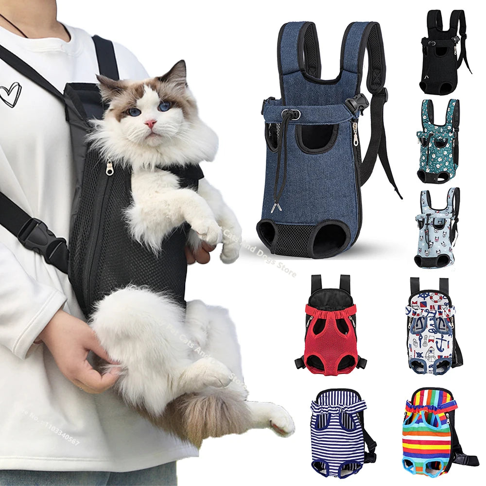 Cat Carrier Backpack – Adjustable Pet Travel Bag for Cats & Dogs