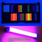 26 Colors Body Paint Set with Brushes and Stickers Water-Soluble UV Luminous Face Body Paint Art for Stage Performances Makeup
