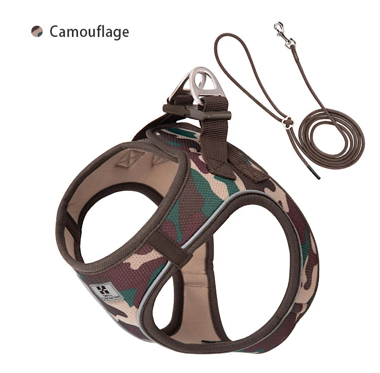 Cat Harness and Leash Set – Reflective Adjustable Vest