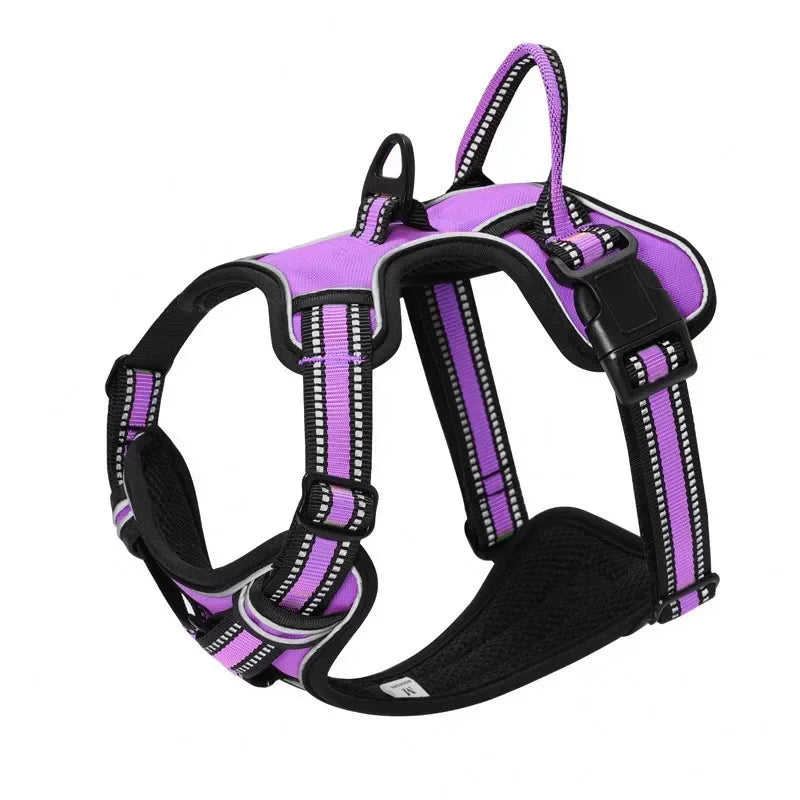 Reflective Dog Harness – Adjustable Padded Vest for Dogs