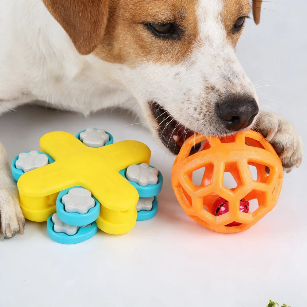 Dog Chew Ball – Rubber Teeth Cleaning Toy for Dogs