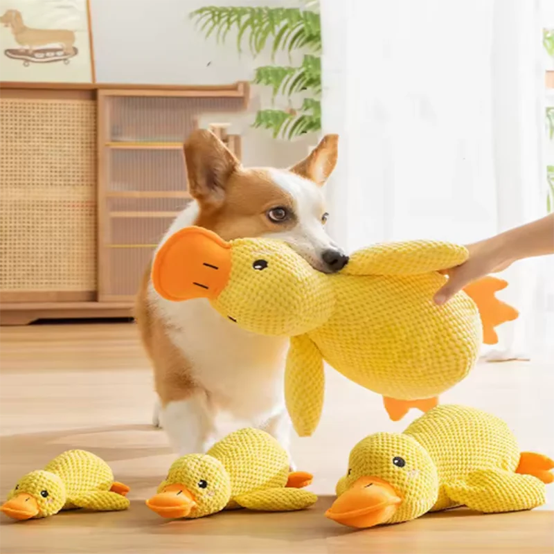 Dog Duck Plush Toy – Soft Squeak Companion for Dogs | Fun & Comfort