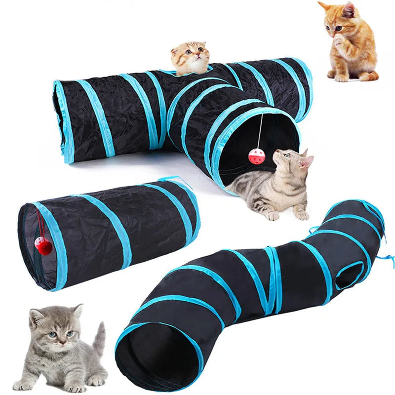 Foldable Cat Tunnel Interactive Indoor Toy
