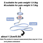 Cat Harness and Leash Set – Adjustable Small Pet Walking Harness