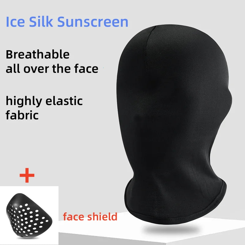 Halloween Cosplay Costumes Black Hood Spandex Full Mask Role Play Adult Ghost Festival Props Party Carnival Dress Up Accessories
