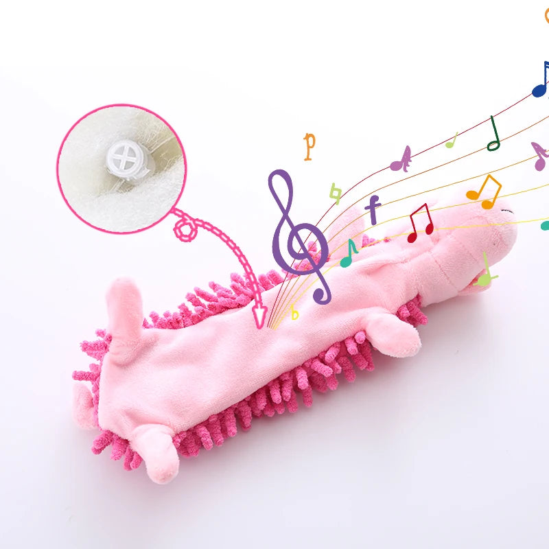 Plush Dog Toy – Squeaky Frog Toy for Chewing & Play