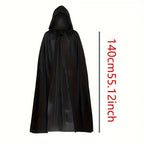 1PC Halloween Party Adult Grim Reaper Black Cloak Festival Costumes Halloween Vampire Wizard Cosplay Costume Props