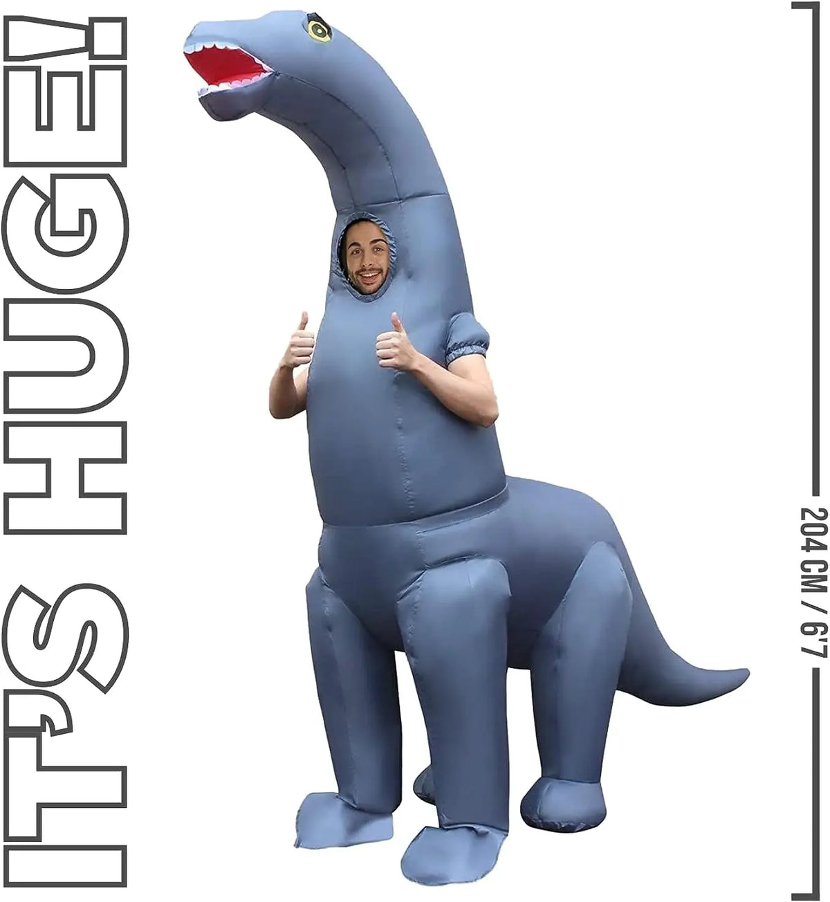 Halloween Inflatable Dinosaur Costume, Tanystropheus Halloween Costume, Funny Inflatable Party Decoration Costumes