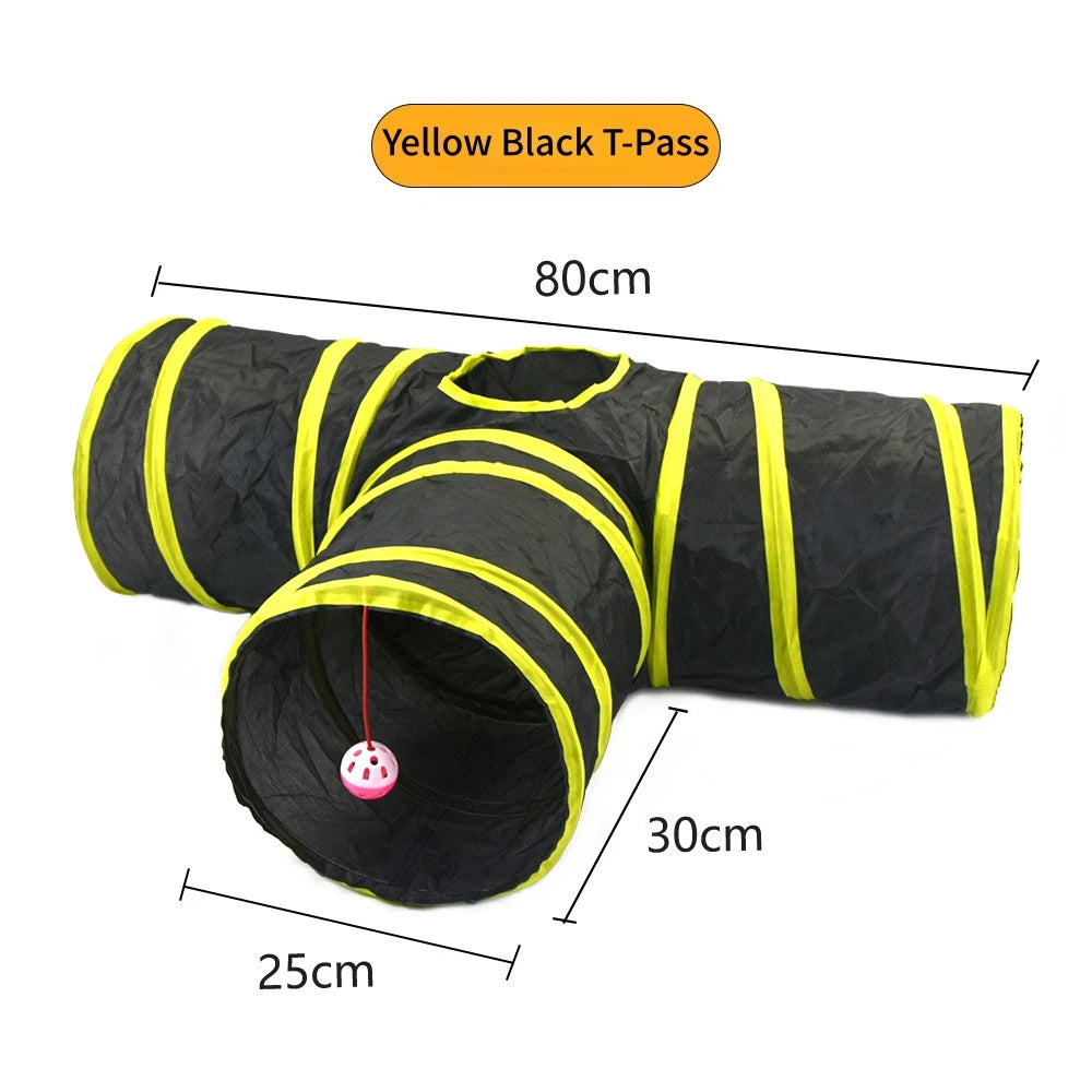 Foldable Cat Tunnel Interactive Indoor Toy