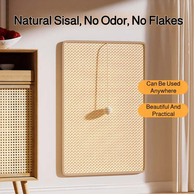 Cat Scratch Mat, Sisal Furniture Protector & Scratching Pad