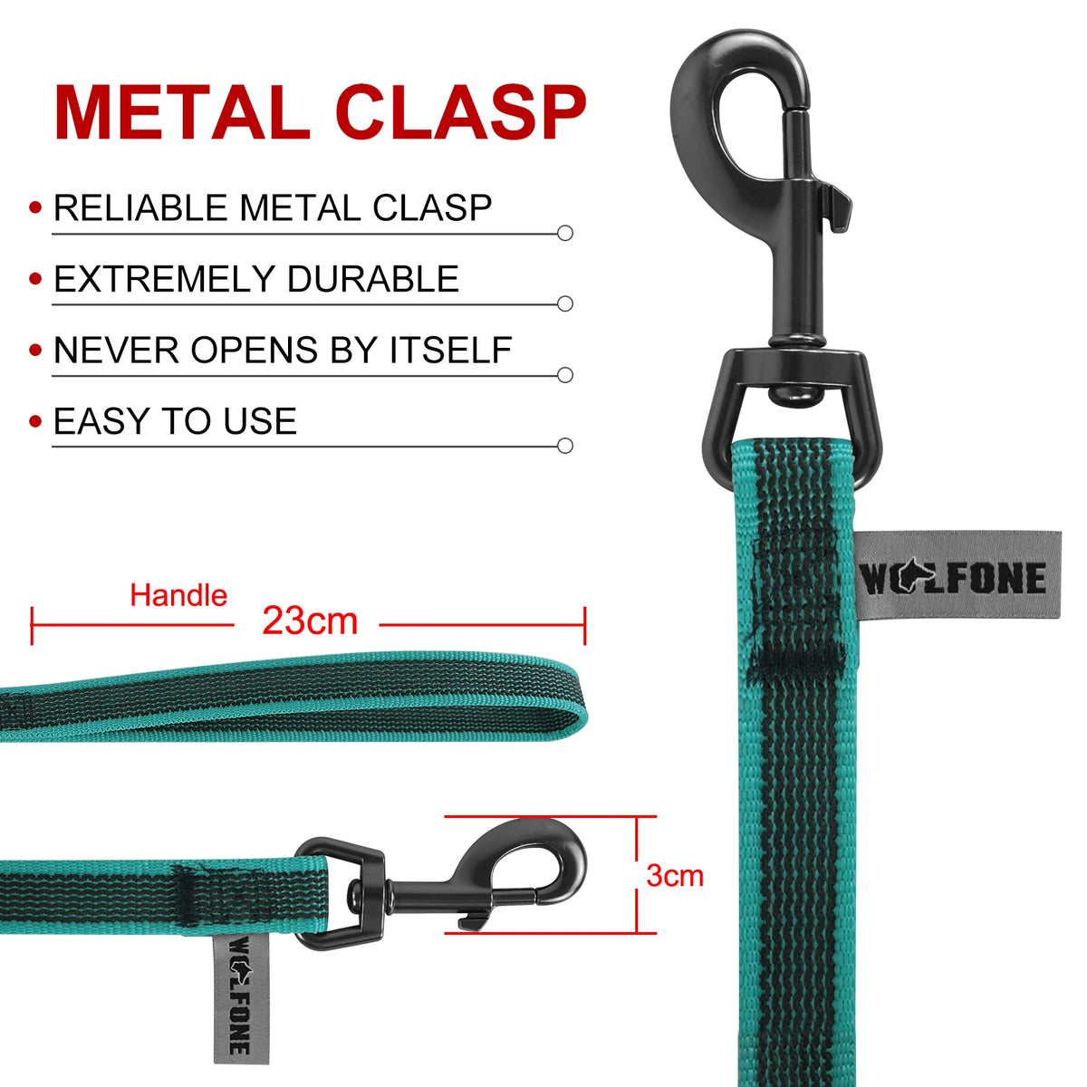Long Dog Leash Training Lead 1.5M to 15M Lightweight Fiber