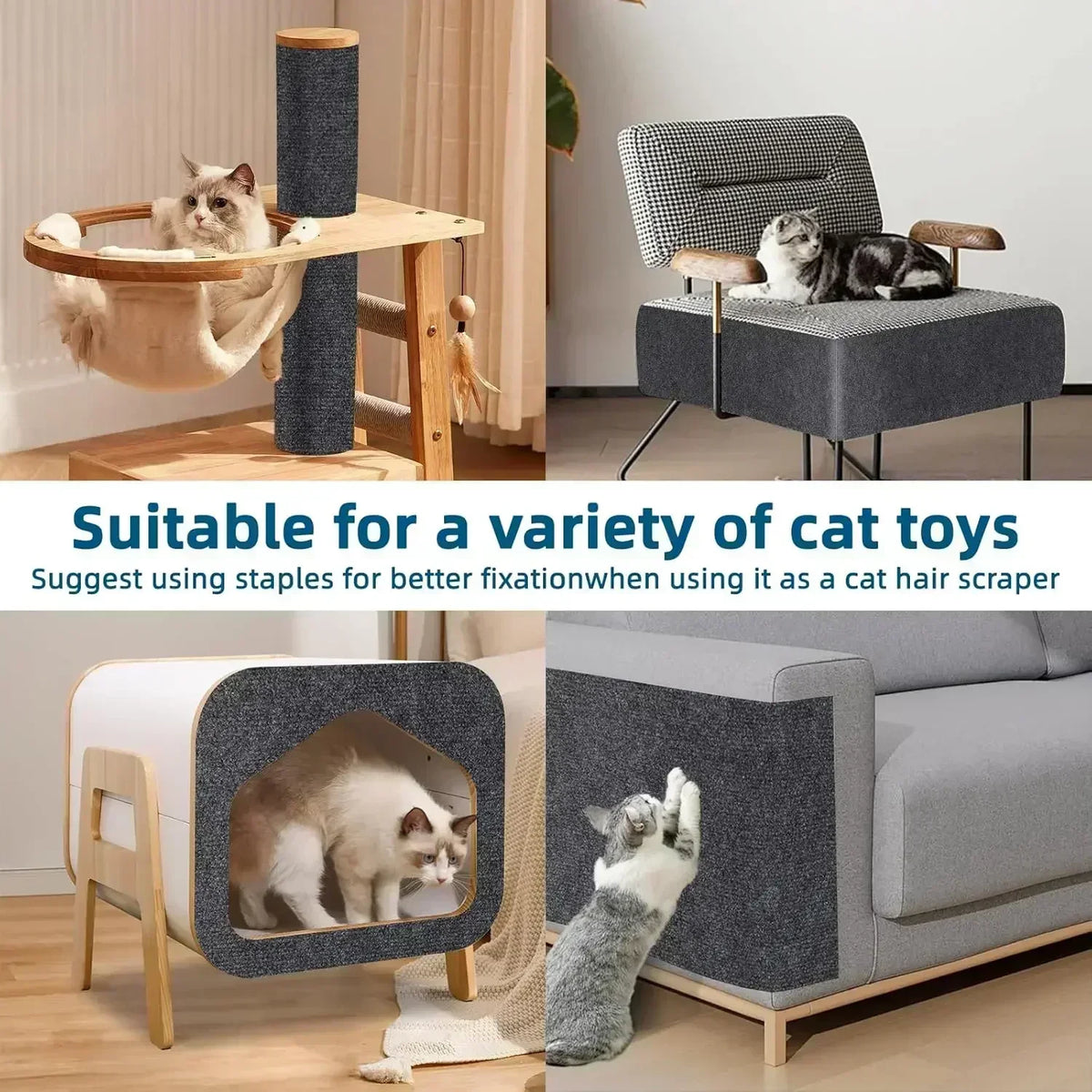 Cat Scratcher Mat – Trimmable Furniture Protector