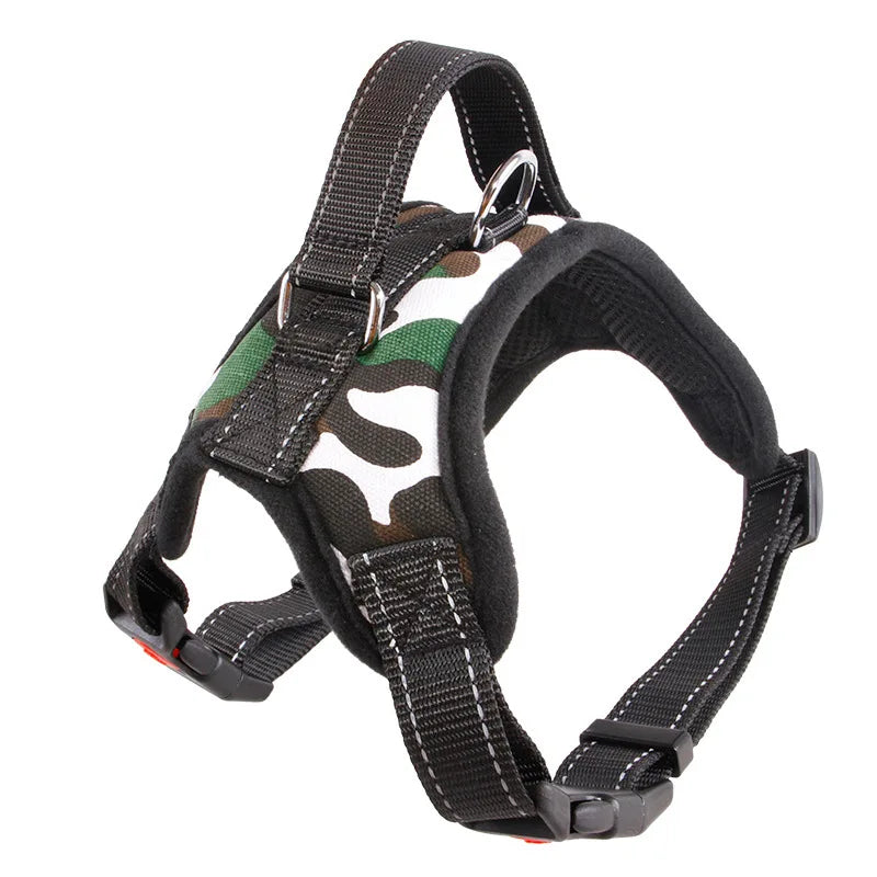 Dog Harness Vest – Padded Reflective Adjustable