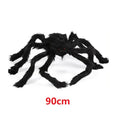 75/150/200cm Halloween Plush Simulation Spider Colorful Black Ghost House Bar Scary Big Spider Outdoor Decor Props Spider Web