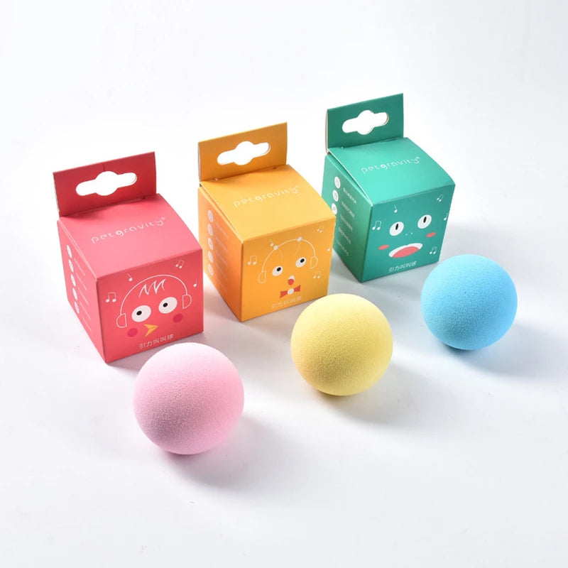 Interactive Cat Toy Ball with Catnip & Sound