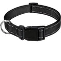 Adjustable Dog Collar, Soft Padded Nylon Collar with Buckle