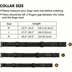 Tactical Dog Collar – Adjustable Nylon Training Collar with Handle
