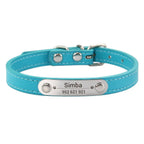 Personalized Dog Collar – Engraved Leather Pet ID Collar
