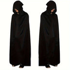 1PC Halloween Party Adult Grim Reaper Black Cloak Festival Costumes Halloween Vampire Wizard Cosplay Costume Props