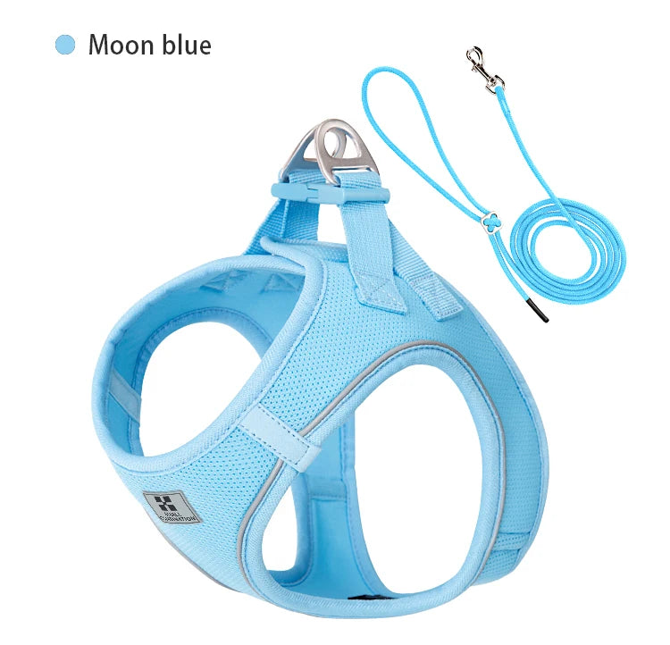 Cat Harness and Leash Set – Reflective Adjustable Vest