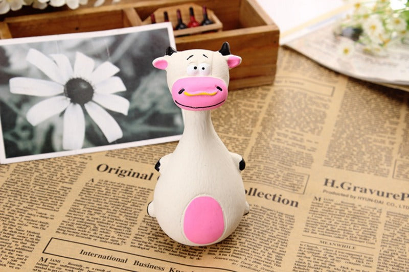 Dog Squeaky Chew Toy – Rubber Dental Toy for Dogs