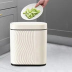 Intelligent Sensing Garbage Can Household Light Luxury Automatic Toilet Toilet Narrow Slit with Cover Electric Garbage Basket