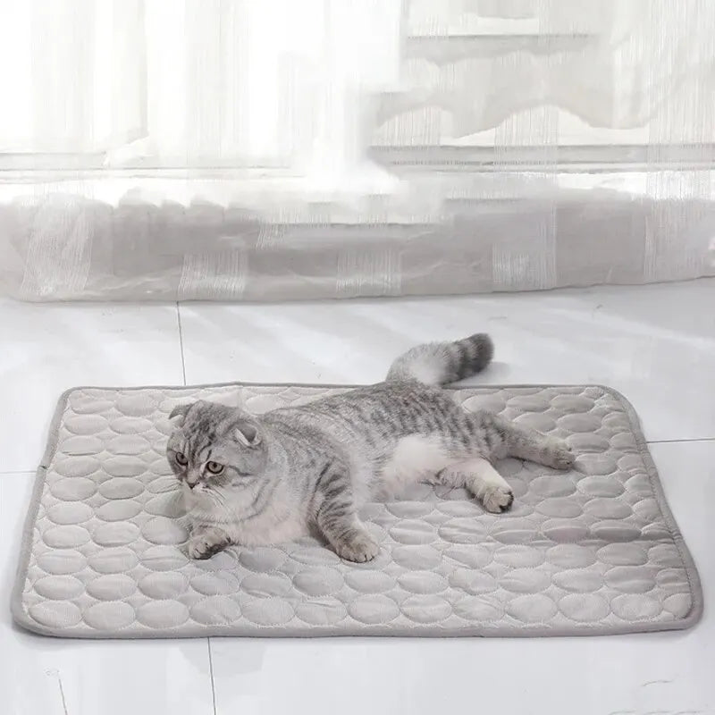 Pet Cooling Mat for Cats & Small Dogs, Summer Sleeping Pad