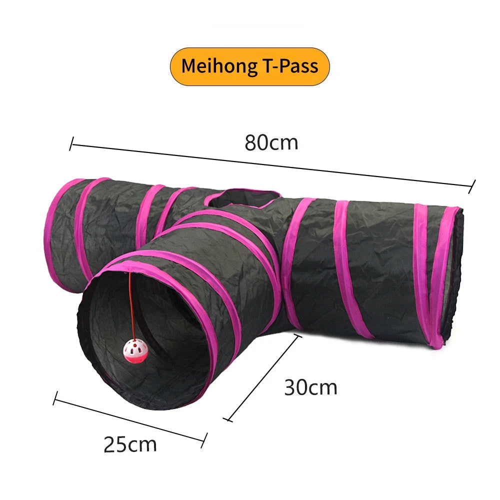 Foldable Cat Tunnel Interactive Indoor Toy