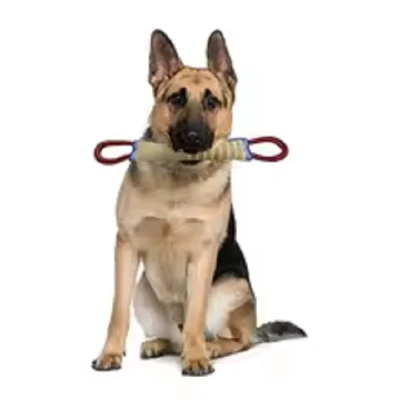 Dog Tug Toy – Jute Chew & Training Toy with Handles
