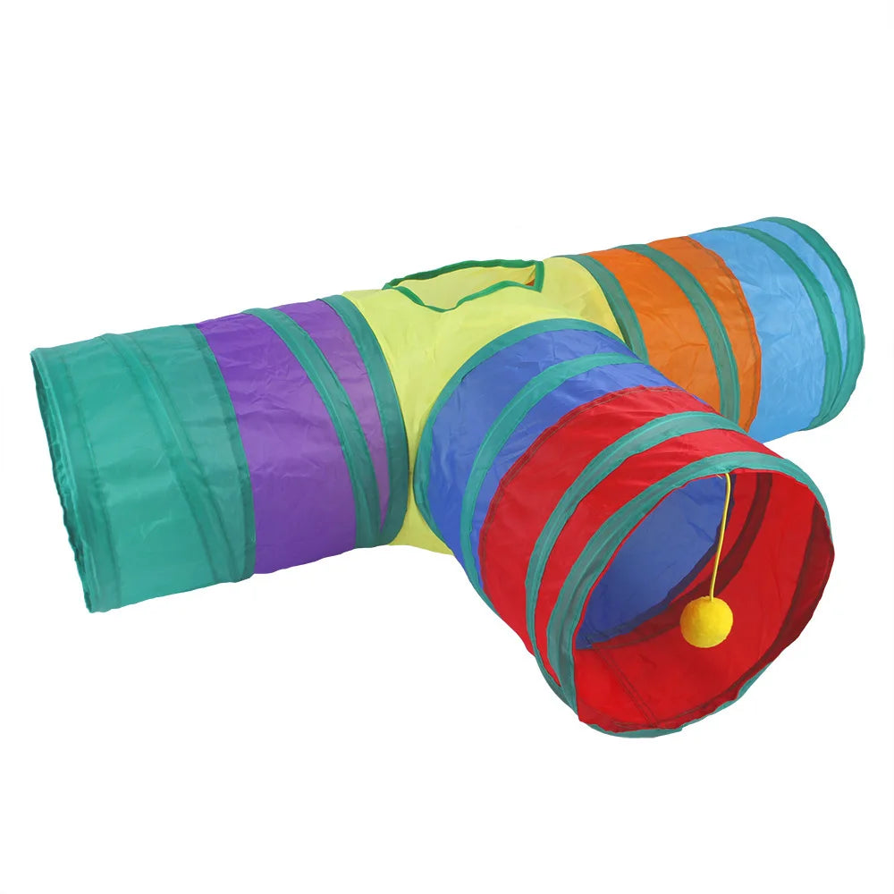 Foldable Cat Tunnel Interactive Indoor Toy