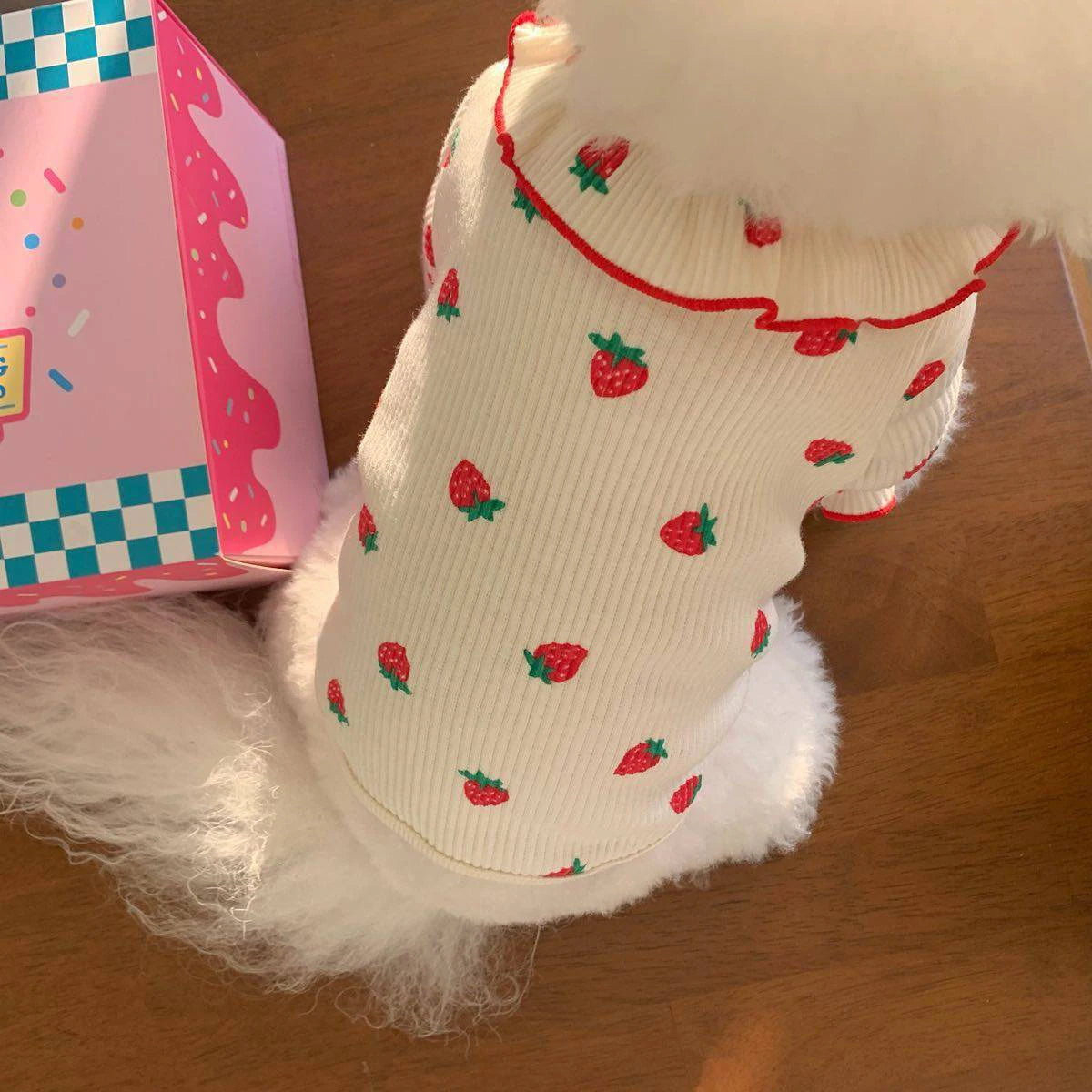 Small Dog Clothes, Breathable Summer Vest with Ruffled Collar