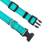 Adjustable Dog Collar, Soft Padded Nylon Collar with Buckle